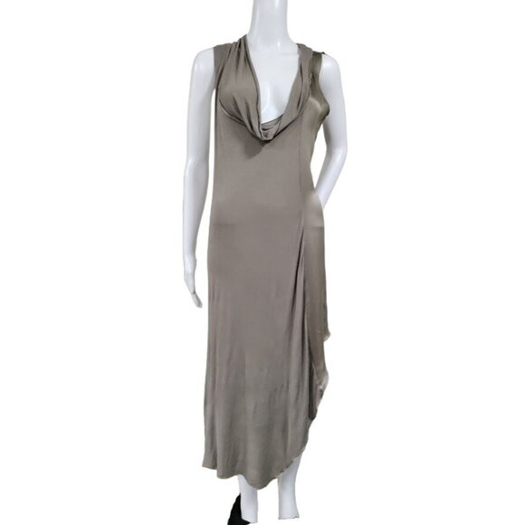 My Tribe Asymmetrical Raw Hem High Low Dress L - Picture 3 of 12